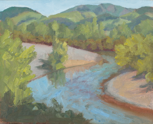 Russian River in Alexander Valley