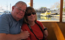 Terry & Sue Baughman in the Harbor Taxi