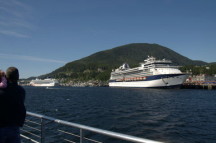 Terry's photo of the cruise ships